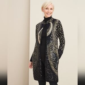 Chico's beaded cardigan.